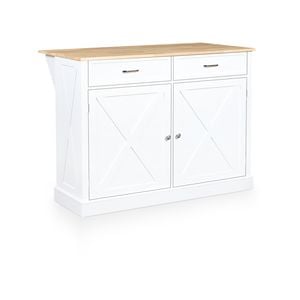 Norman Kitchen Bar Island On Wheels Drop Leaf Bench Table Buffet Cart Sideboard Cabinet Rolling