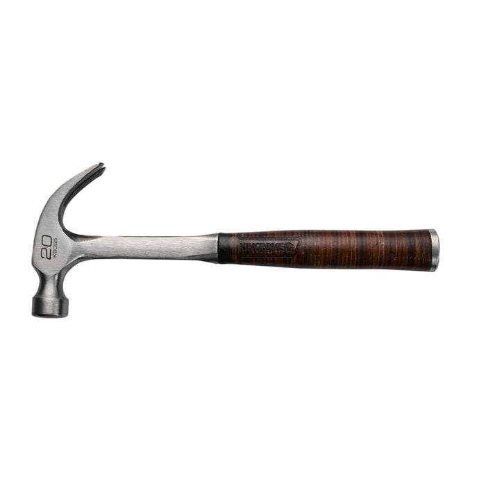 Kincrome 20oz Leather Handle Claw Hammer 