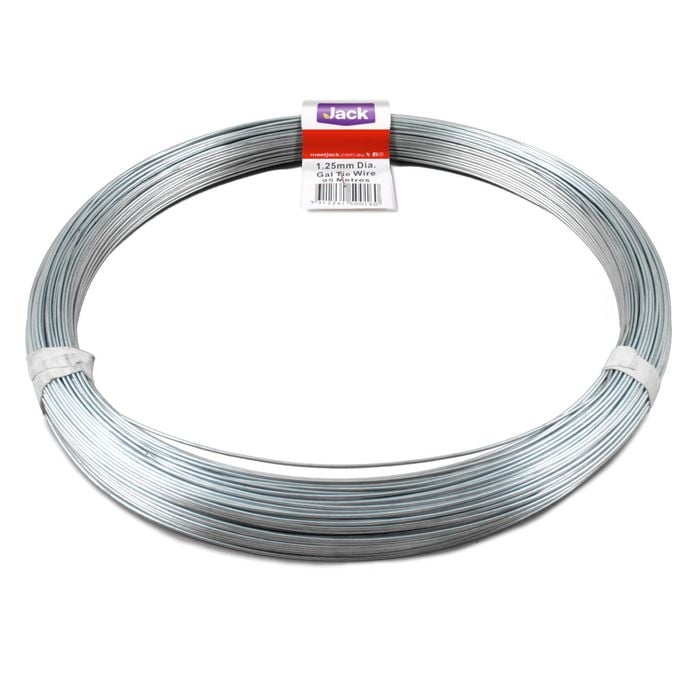 Jack 1.25mm x 95m Galvanised 1kg Tie Wire