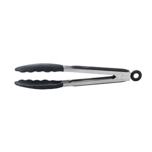 Cuisena 23cm Stainless Steel Locking Tong w/ Silicone Head