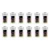 12PK Lemon & Lime Pop-Up Lid Pantry Container Round 950ml 10x10x18.5cm