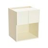 Kaboodle 600mm Antique White Country Wall Microwave Cabinet