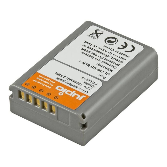 Jupio Li-Ion 7.6V 1220mAh Rechargeable Battery For Olympus BLN-1 Camera