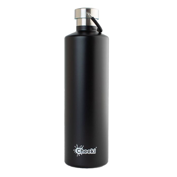 Cheeki 1L Insulated Classic Bottle - Matte Black