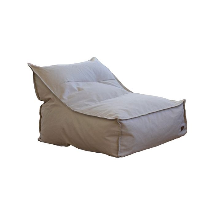 Cotton Boss Bean Bag - Natural - Indoor Beanbag Cover - Room Décor