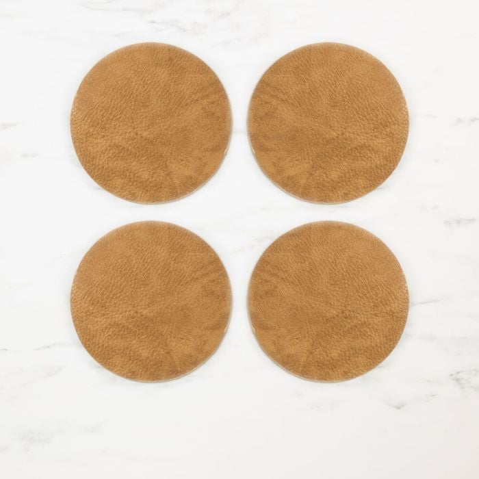 Salisbury & Co Siena Coaster Set of 4 Brown