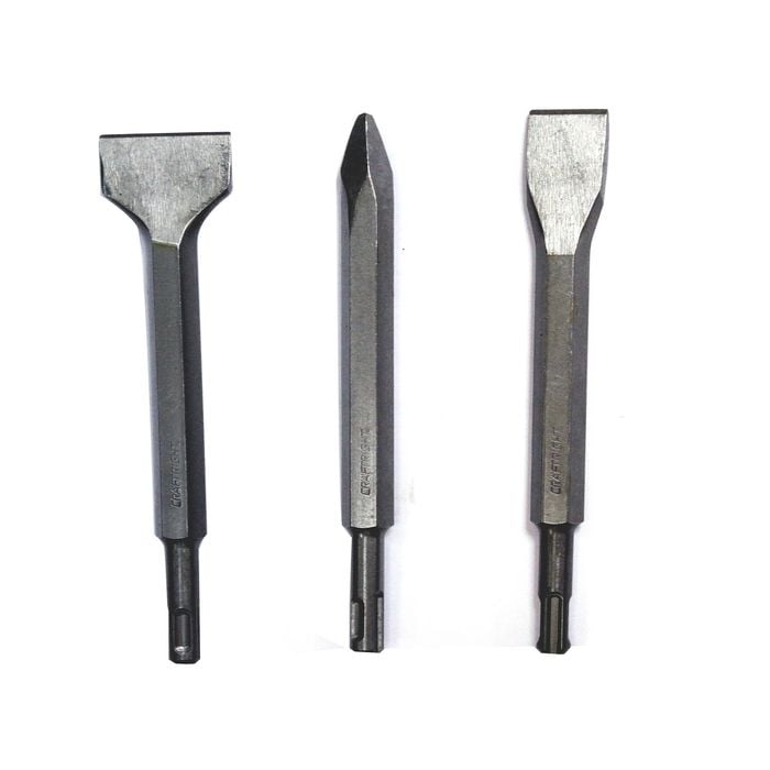 Craftright 3 Piece SDS Chisel Bit Set