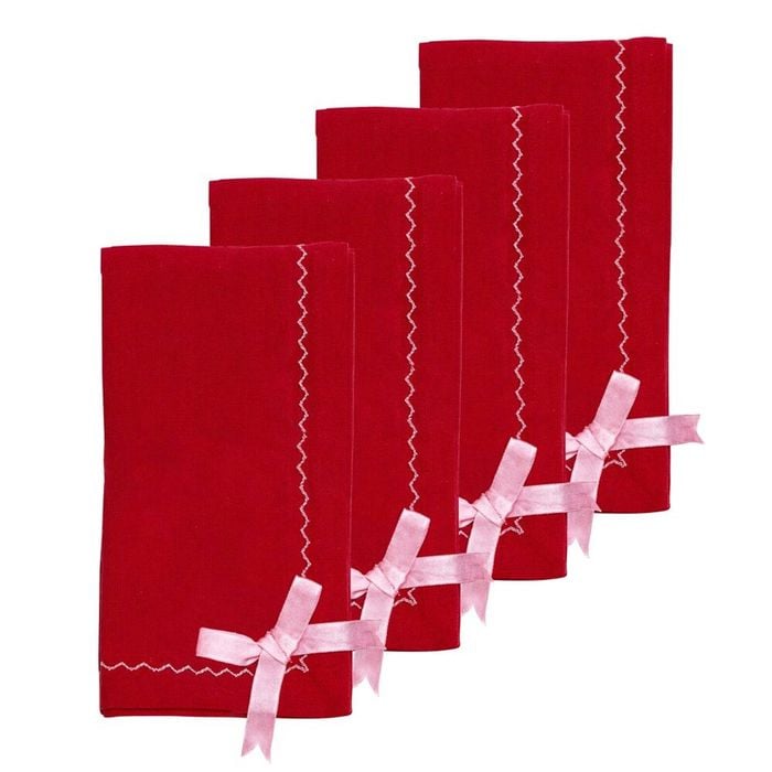 4pc Porto Night Before Recycled Yarn Napkins 45x45cm Multi-Coloured