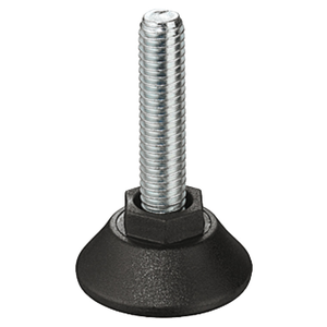 Hafele 50mm x M10 Adjustable Levelling Foot with T/Nut - 4 Pack