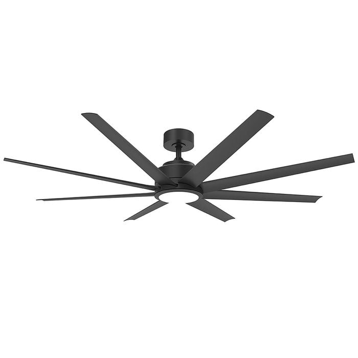Vencha Titanic  RWS Tri-Control   1830mm ABS Blades DC Ceiling Fan with light - Black/Black