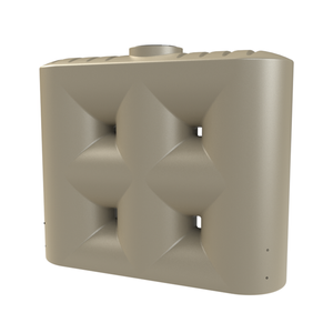 Melro Tanks 3000L Wheat Slimline 3100 Poly Water Tank