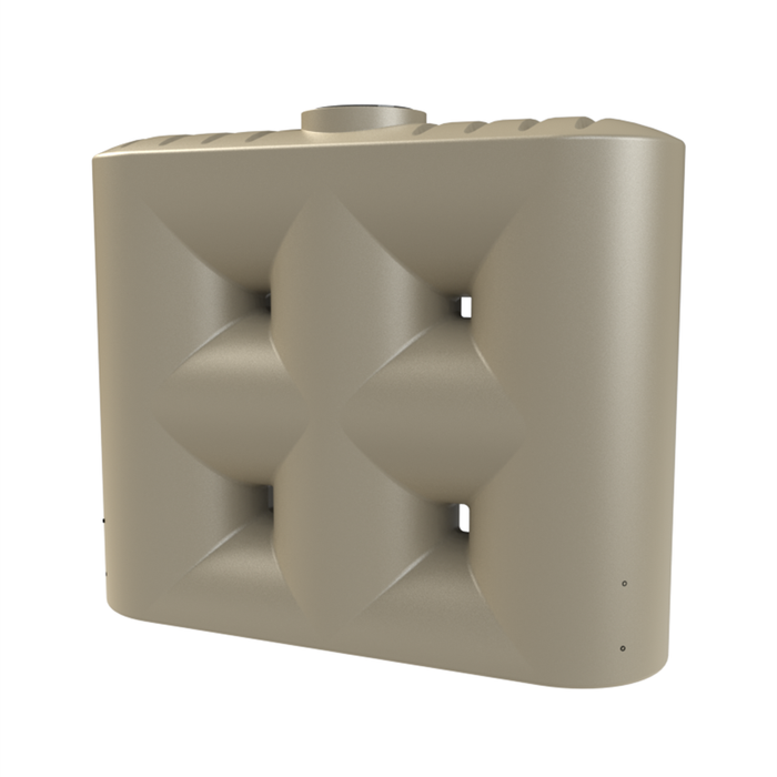 Melro Tanks 3000L Wheat Slimline 3100 Poly Water Tank
