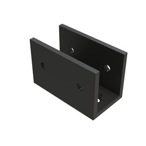 Emro Matte Black Track Extension Joiner