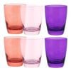 6pc Ocean Tiara Pinks DOF Drinking Glass Set 365ML