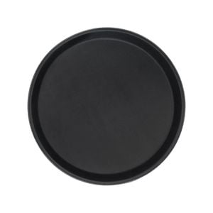 Round Drinks Tray Plastic Non Slip Waiter Serving Drinks Food - 28cm