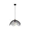 CLA Lighting SPIAGGIA Dome/Cone (Wavy Edge) Pendant Light - Dome/Black