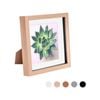 Nicola Spring Shadow Box Frame - 8 x 8" with 6 x 6" Mount - Light Wood