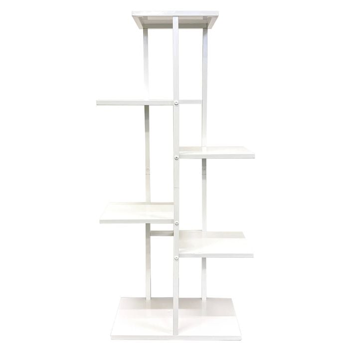 Brunnings 22 x 41 x 108cm White Tyson Metal Plant Stand