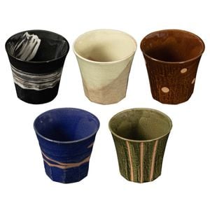 Omotenashi Goyuu Rock Set of 5 Tea Cups - 250ml