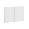 Kaboodle 900mm Provincial White V-Groove Rangehood Doors - 2 Pack