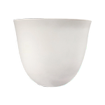 All Set 14 x 11cm White Plastic Pot