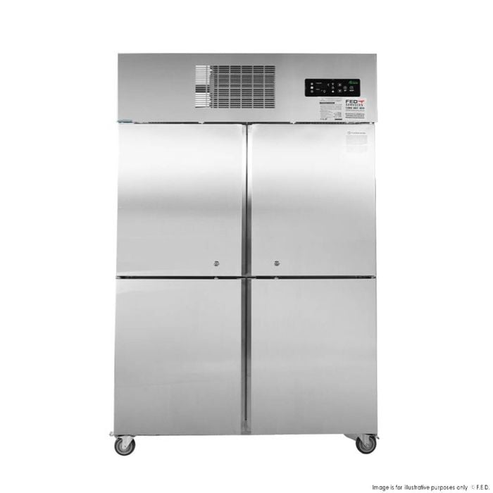 Thermaster SUF1000 Tropical 4 x ½ Door SS Freezer