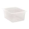 Cambro Gastronorm Tray Polypropylene Translucent 1/2 Size 150mm Commercial Food Storage Container