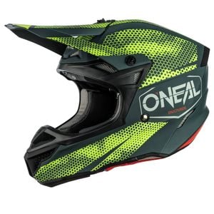 Oneal 2021 5 Series Covert Helmet Charcoal/neon Yellow Adult Lg