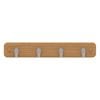 MODE 4 Chrome Hooks On Bamboo Board Key Rack