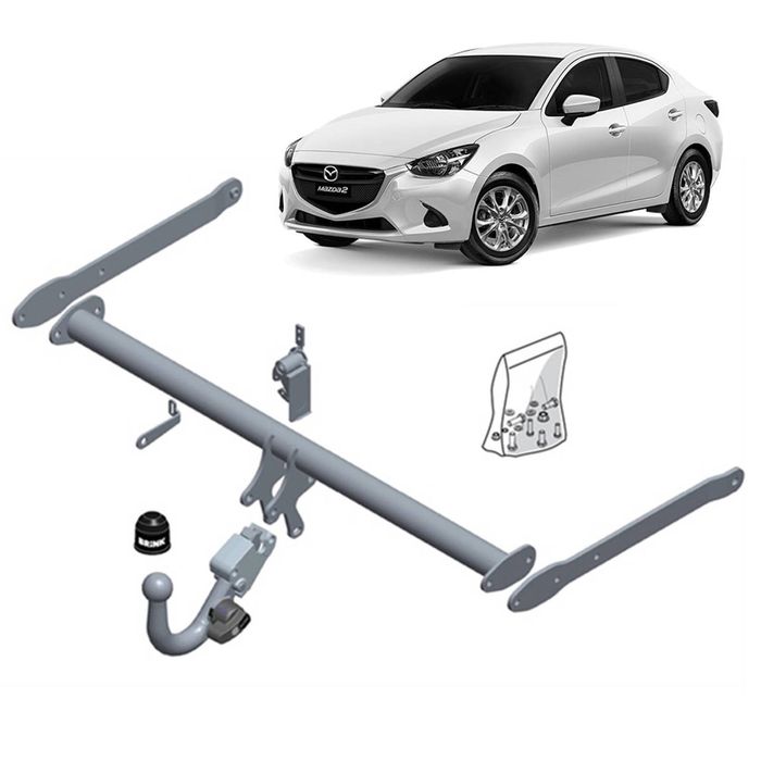 Brink Detachable Towbar For Mazda 2 Hatchback (08/2014 - On)