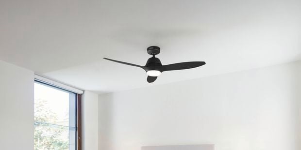Hunter's ceiling fan in a living room setting