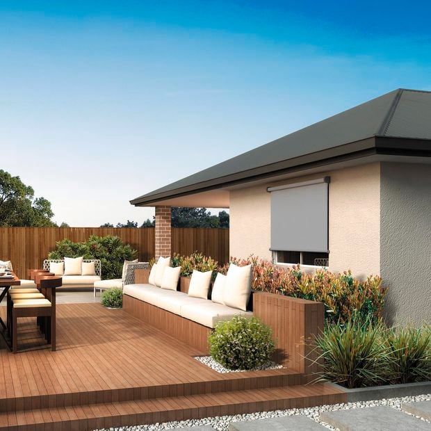 Product.Windoware 1.2 x 2.1m Earth PVC Outdoor Roller Blind.1261107.AU.productOtherMedia.0