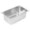 Vogue Heavy Duty Stainless Steel 1/1 Gastronorm Tray 200mm 28l