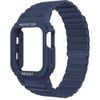 Magnetic Strap For Apple Watch Band With Bumper Case Silicone Rugged Sport Band 42/44/45mm