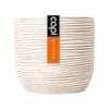 Capi 18 x 16cm Ivory Rib Indoor Plant Pot