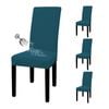 Catzon 4 Pcs Dining Chair Covers Waterproof Stretch-DarkCyan