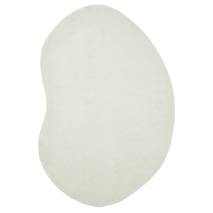 The Rug Connection Splash Snow White 270x180cm - Large Shaped Washable Indoor Rug