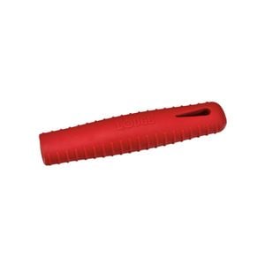 Lodge Silicone Hot Handle Holder For Carbon Steel Skillets Red