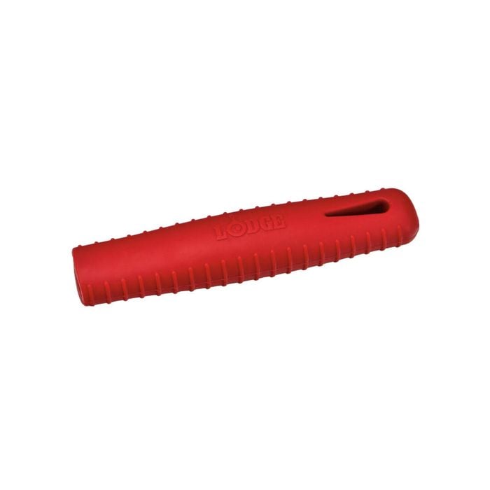 Lodge Silicone Hot Handle Holder For Carbon Steel Skillets Red