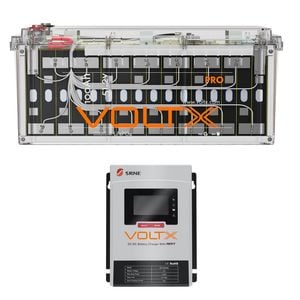 Voltx 48v 100ah Lithium Battery + 50a Dc Charger Kit - 5120wh Off-grid Power System