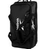 Reebok All Star Large 88l Leather Film Soft Shell Trolley Suitcase Luggage Black