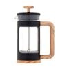 Euroline Plunger French Press Coffee Maker Durable Glass 1000ml Black