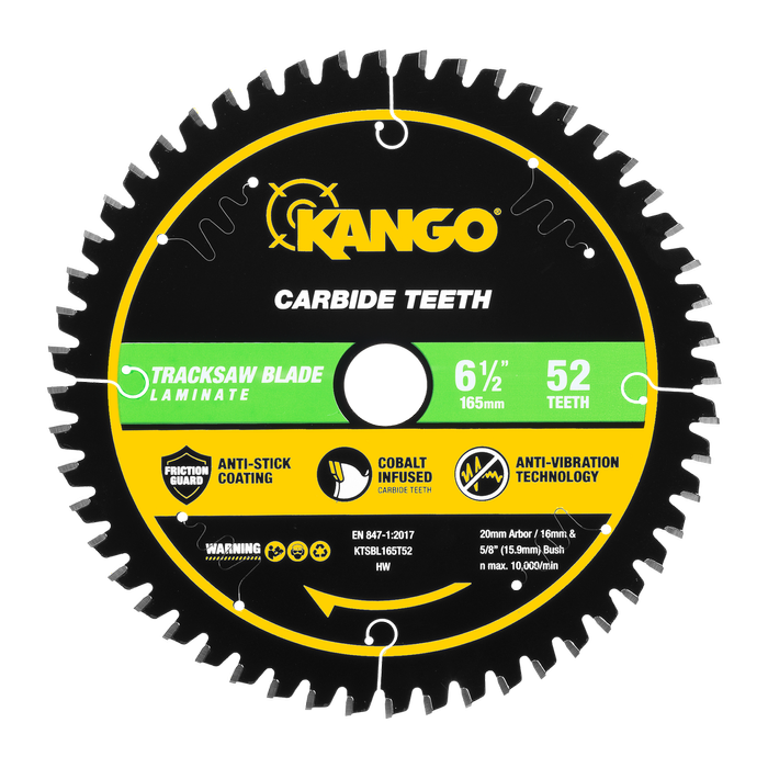 Kango 165mm 52T Laminate Track Saw Blade