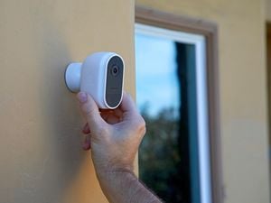 Security camera outside of house