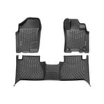 KIWI MASTER 3D TPE Car Floor Mats Liner fit for Nissan Navara 2015~ON NP300 D23