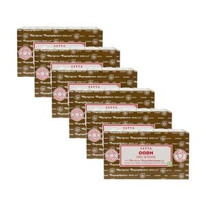 6PK Satya Home Fragrance Scented Incense Sticks Packet Set 15gm Oodh