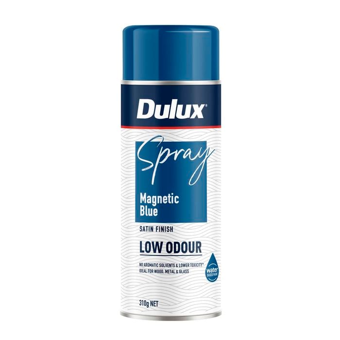 Dulux 310g Magnetic Blue Satin Low Odour Spray Paint