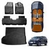 3D Heavy Duty Car Mats Boot Liner Floor Liner Front&Rear for Toyota Kluger 2014-2021 Cargo Trunk