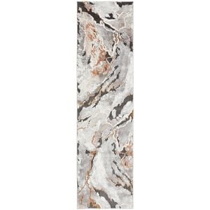 The Rug Connection Ore 222 Rust 400x80cm - Large Runner Pet Friendly Indoor Rug