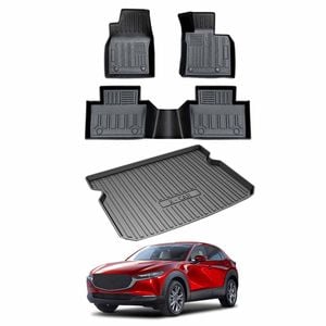3D All-Weather Floor Mat Boot Liner Carpet for Mazda CX-30 CX30 2019-Onwards Heavy Duty Customized